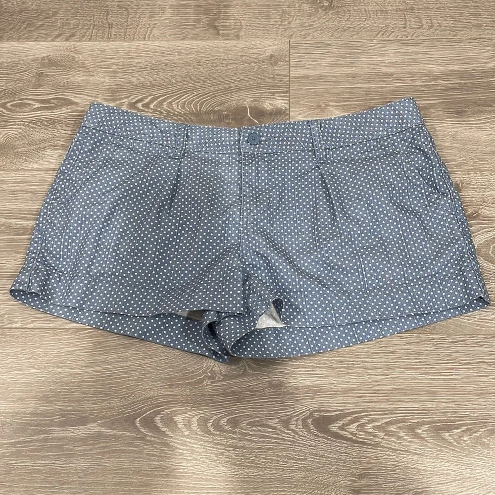 American Rag Cie Polka Dot Shorts Blue White 13